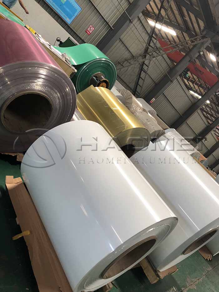 white prepainted aluminum coil